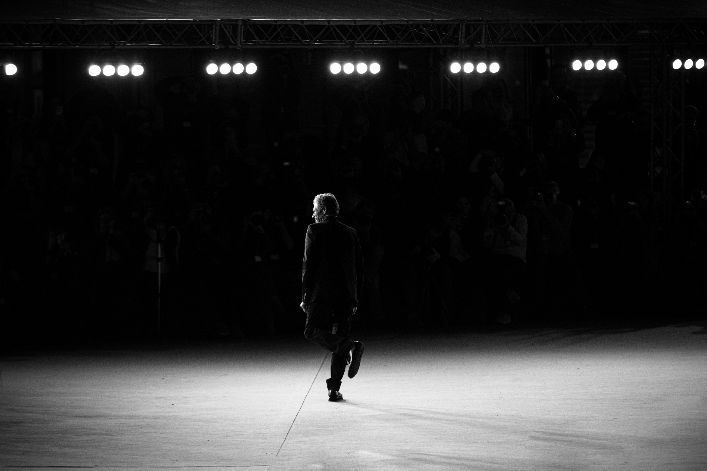 Massimiliano Rocchi walking the runway